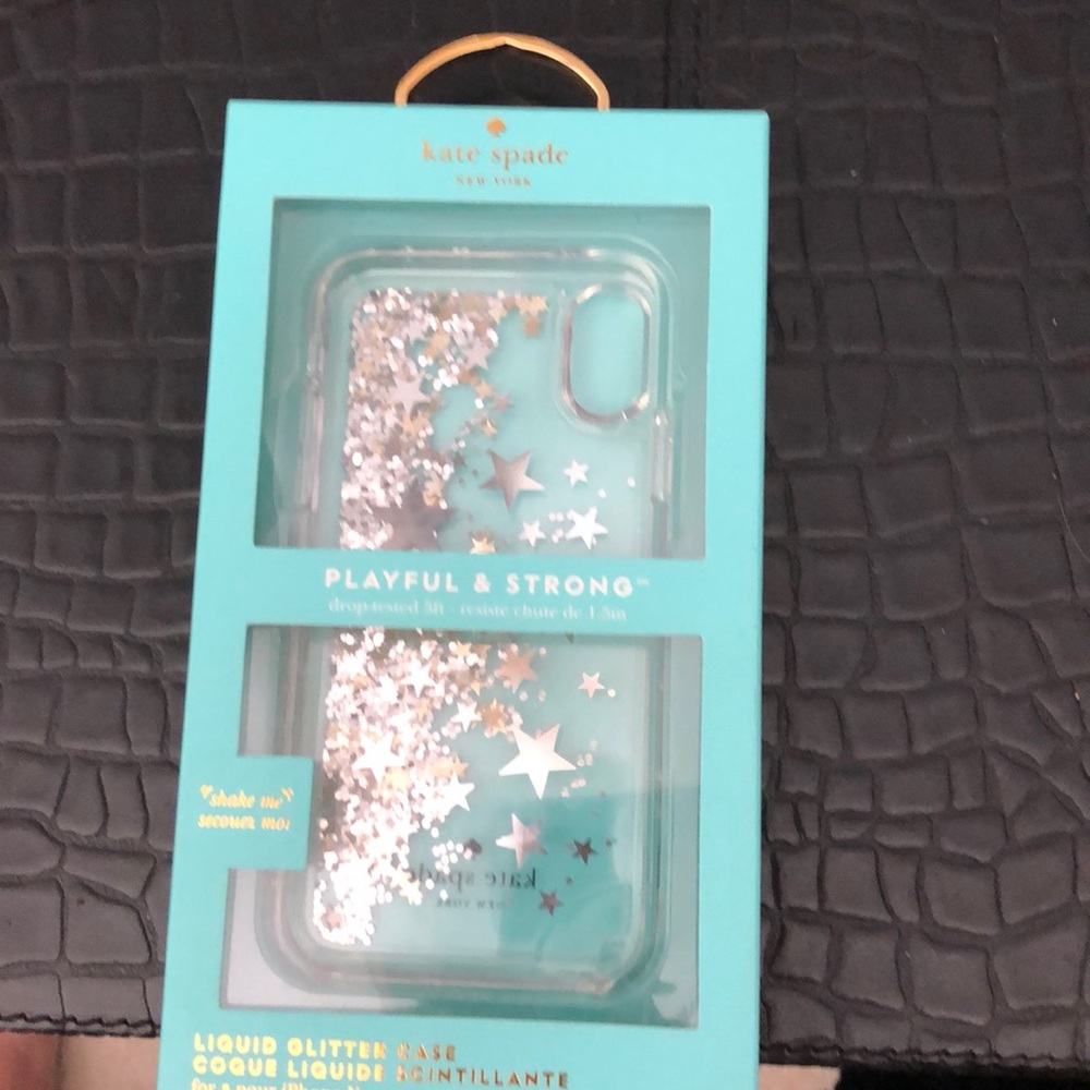 Kate Spade glitter iPhone X case